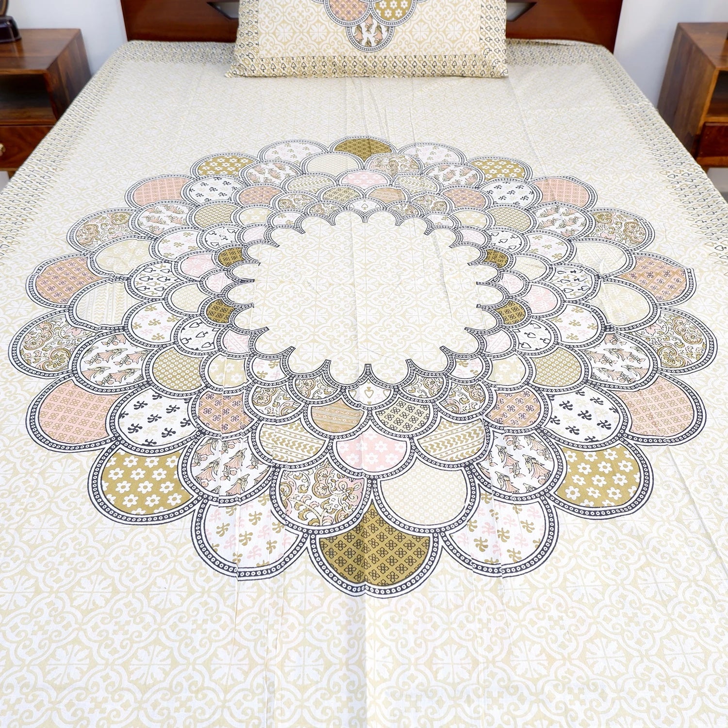 100% Pure Cotton Bed Sheet | Sana